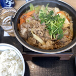 Yoshinoya - 牛すき鍋定食