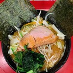 ラーメン 杉田家 - ラーメン￥740 野菜盛り￥100 のりサービス