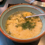 焼肉井とう - 玉子スープ