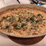 ラミティエ - マッシュルームと大和豚ハムのグラタン