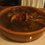 アヒルストア - 白イカとマッシュルームの墨煮込み2