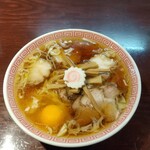 中華そば えもと - 月見中華そば