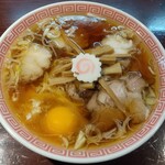 中華そば えもと - 月見中華そば