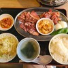 Sumibi Yakiniku Tokin Shindou Ten - 大盛り定食(1595円)です。