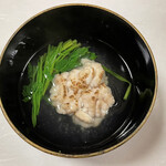 鰻はし本 - 白子とせり碗
