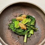 鰻はし本 - 小松菜和え