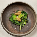 鰻はし本 - 小松菜和え