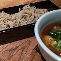 蕎麦懐石 無庵 - 牡蠣せいろ