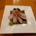 はこだてビール - ホッケの昆布〆 税込450円