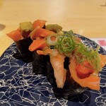 俺の魚を食ってみろ!!  - アボガドサーモン　サーモンユッケ