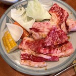 牛苑 - カルビ定食
