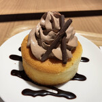 キーズカフェ - スフレビターショコラパンケーキ　540円