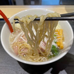 超純水採麺 天国屋 - 中太手揉み麺