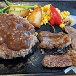 Biggu Boi - 和牛ハンバーグ＆カットステーキセット