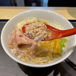 超純水採麺 天国屋 - 鶏挽肉