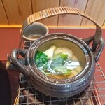 ゆたか - 実は初めての松茸の土瓶蒸し！永〇園の松茸のお吸い物とは全然違う！（貧