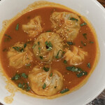 ネパールステーション - スープモモ。冷製ゴマスープではなくなった？