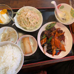 Shouryuu - 黒酢豚ランチ