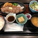 Kitano Kazoku - 「サーロインステーキ定食」¥1,100-