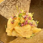 鮨 とかみ - 2021.12.  皮剥の肝和え