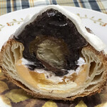 ブーランジェリー スドウ - 粒あんと栗、杏子のジャムが入ったデニッシュ！！