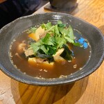 信州そばと地酒 小木曽製粉所 - そば出汁肉どうふ660円