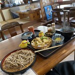 Enjutei - お蕎麦を注文すると天ぷらが付いてくる