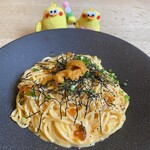 鎌倉パスタ - ウニ＆イクラの生パスタ