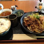 アルバス - タイムランチ（焼肉定食）600円