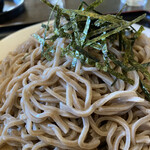 手打ちそば・うどん  田舎茶屋 - 太めのニ八蕎麦