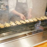 伊勢廣 京橋本店 - 焼き場