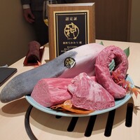 銀座 ちかみつ 六丁目 - お肉たち