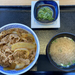 Yoshinoya - 朝牛セット（503円）
                        牛丼並盛、納豆