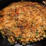 やきやき鉄板 ぼんくら家 - カスねぎミックス焼き 1518円