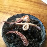 洋惣菜 亀洋 - 別注のイカ墨のパエリア　極美味！！