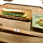 神楽坂 石かわ - 蟹味噌和えは繊細な旨味