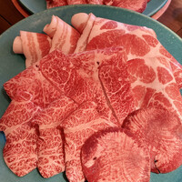 しゃぶしゃぶKINTAN 表参道店 - 牛タン＆黒毛和牛ザブトン＆黒毛和牛ミスジ　KINTANプレミアムランチセット(2580円)