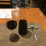 眞 - ②ハウスワイン赤、デキャンタ