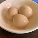 らーめん家 政 - うずらの卵クーポンでした