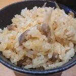 うどん かどや - ・とりめしにもごぼう入り