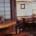 Sangoku Ichi - 二階左奥のテーブル席。