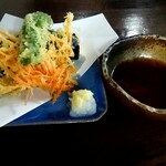 Hesomagari Udon - 野菜天ぷら