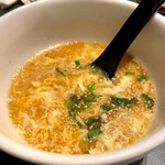 焼肉ホルモン 風土. - 究極の玉子スープ、卵好きにはたまらないｗ