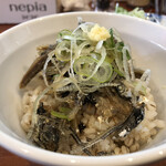 麺屋TAMOTSU - いりこの佃煮丼