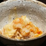 ぬま田 - えび天を乗せて頂く