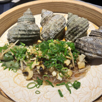チャイニーズガーデンレストラン 深記 - 舞鶴産 活サザエの特性蒸し