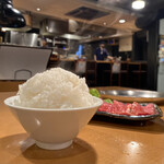 Sumibi Yakiniku Ishiyaki Bibimba Kacchan - ご飯　中サイズでコレ！