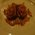 トラットリア・アルベロ - 本鮪 中トロのコトレッタ 徳島地鶏のソース