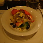 トラットリア・アルベロ - オマール海老と地場野菜のヴァポーレ‘カッポンマーグロ　アルベロ風’