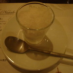 トラットリア・アルベロ - ミントと檸檬のグラニテ